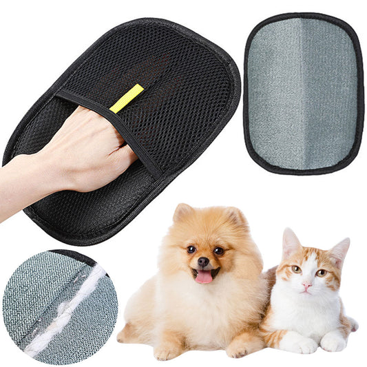 shoplix| Pet Grooming Gloves 🐾