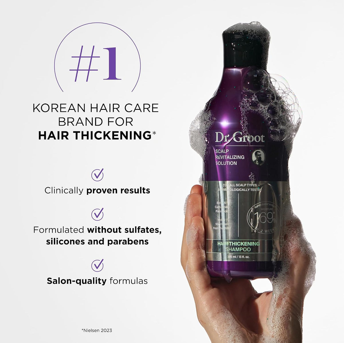 Dr. Groot Korean Hair Thickening 4‑Step Set