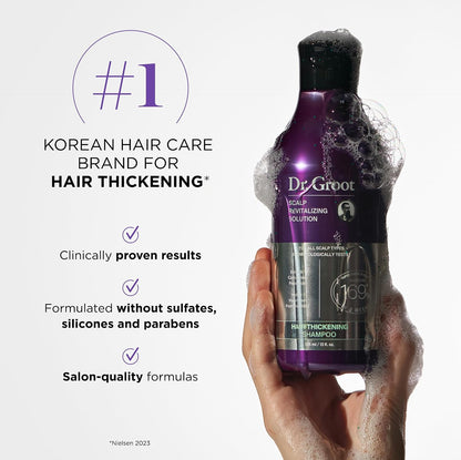 Dr. Groot Korean Hair Thickening 4‑Step Set