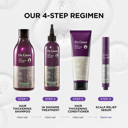 Dr. Groot Korean Hair Thickening 4‑Step Set