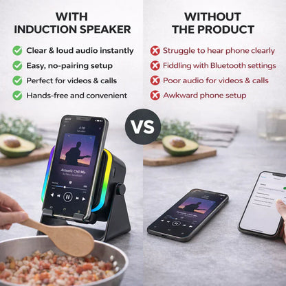 shoplix™ 3 In 1 Phone Induction Speaker