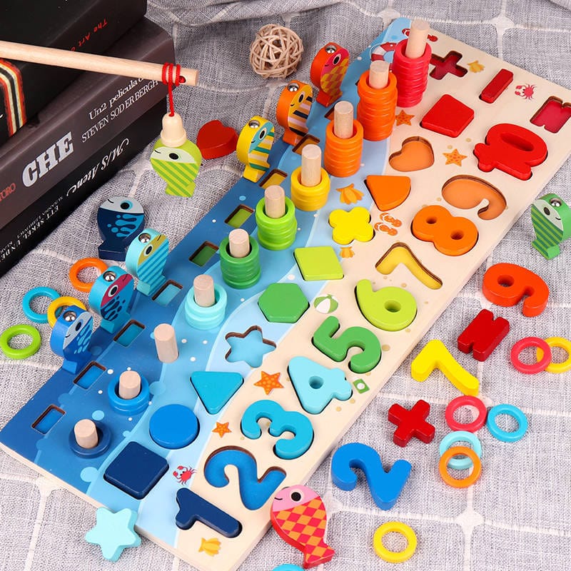 shoplix Board - Wooden Educational Table