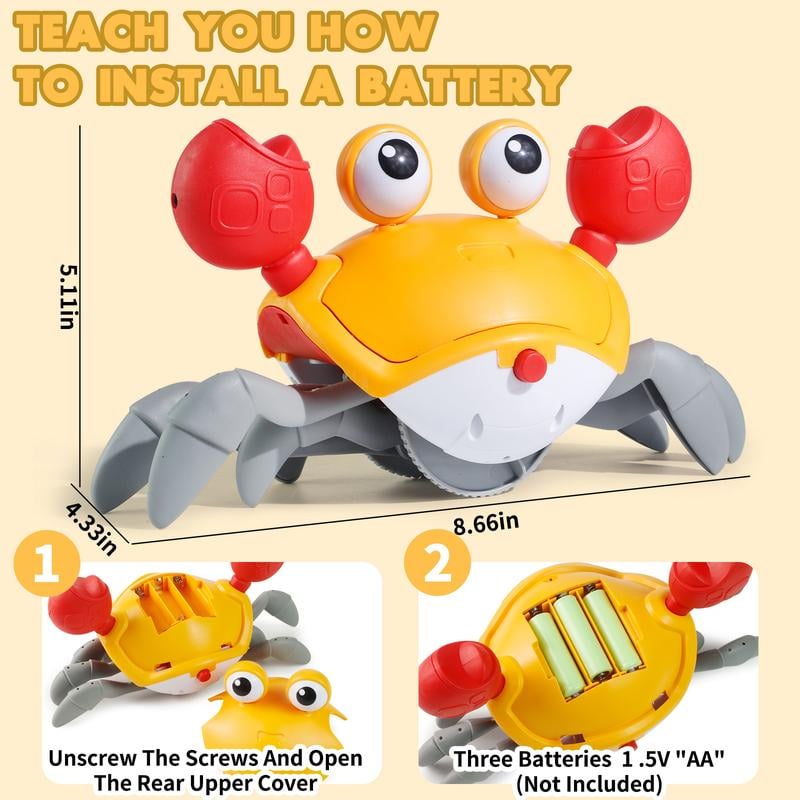 shoplix™ Interactive Crawling Crab