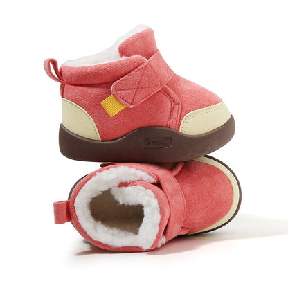 shoplix ™ Infant Winter Boots – Plush and Soft Sole Baby Snow Shoes