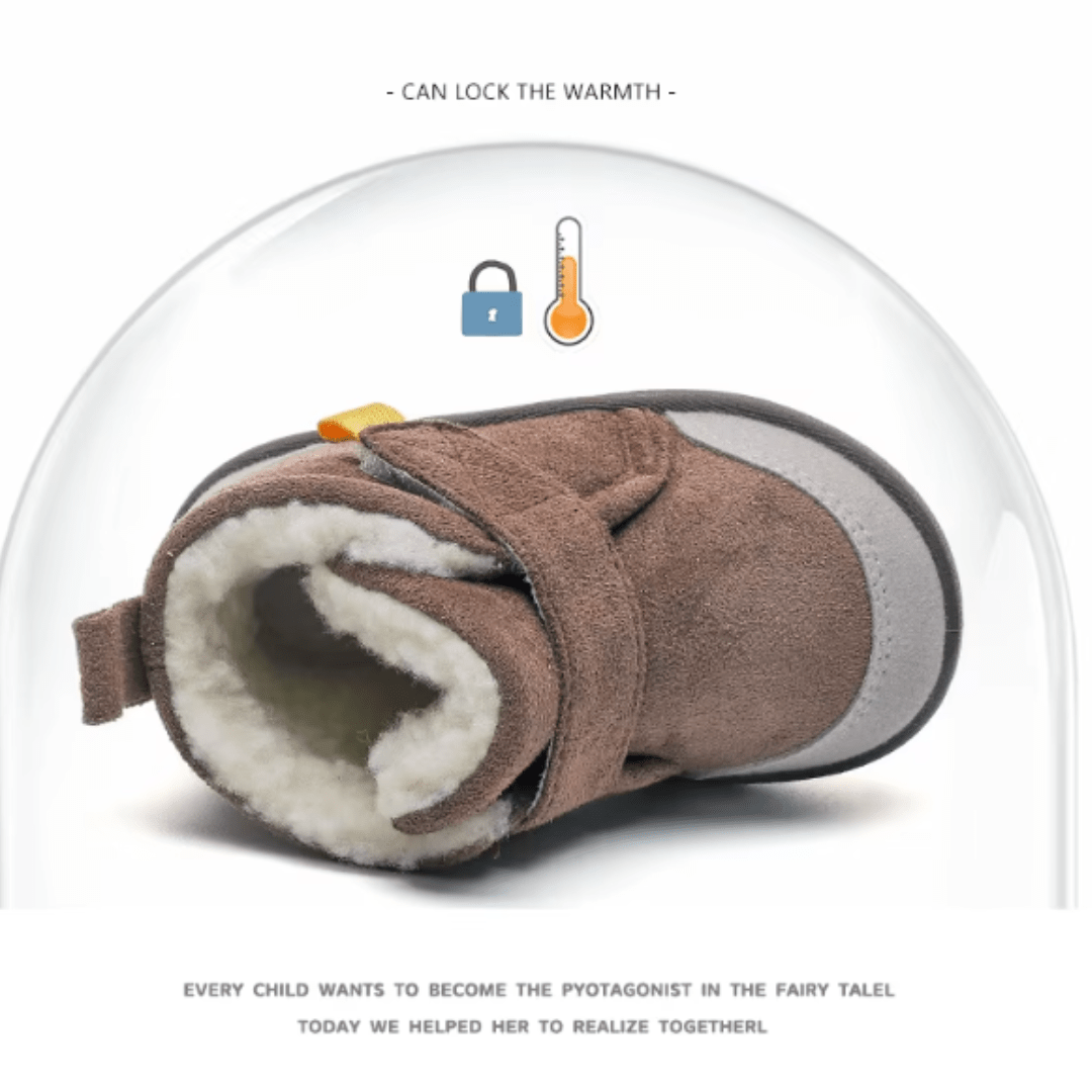 shoplix ™ Infant Winter Boots – Plush and Soft Sole Baby Snow Shoes