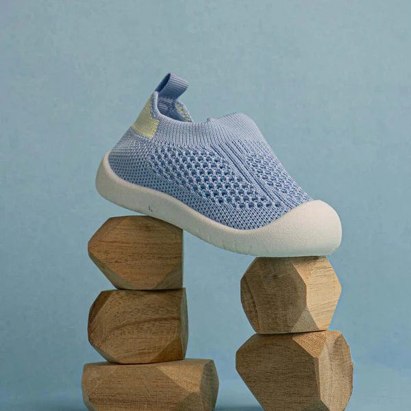 Blue slip-on shoe 