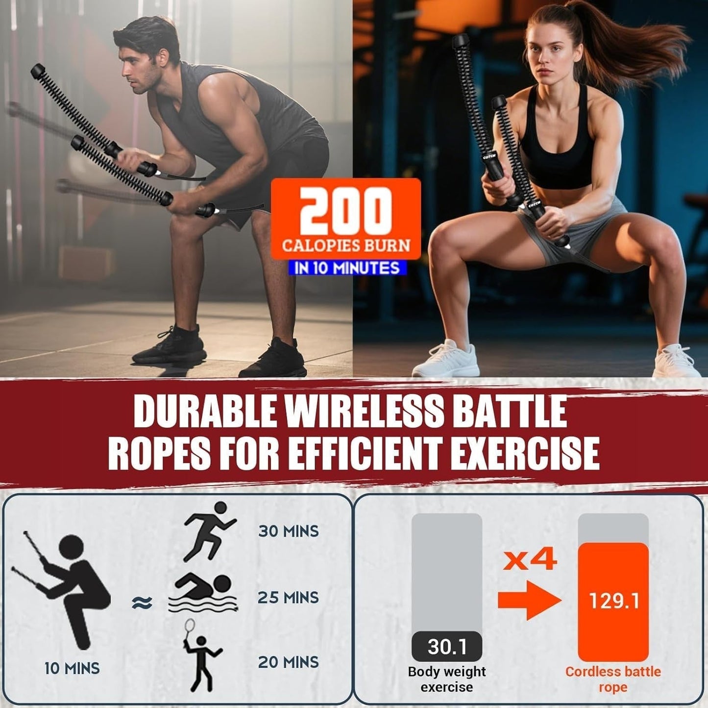 shoplix™ Ropeless Battle Ropes